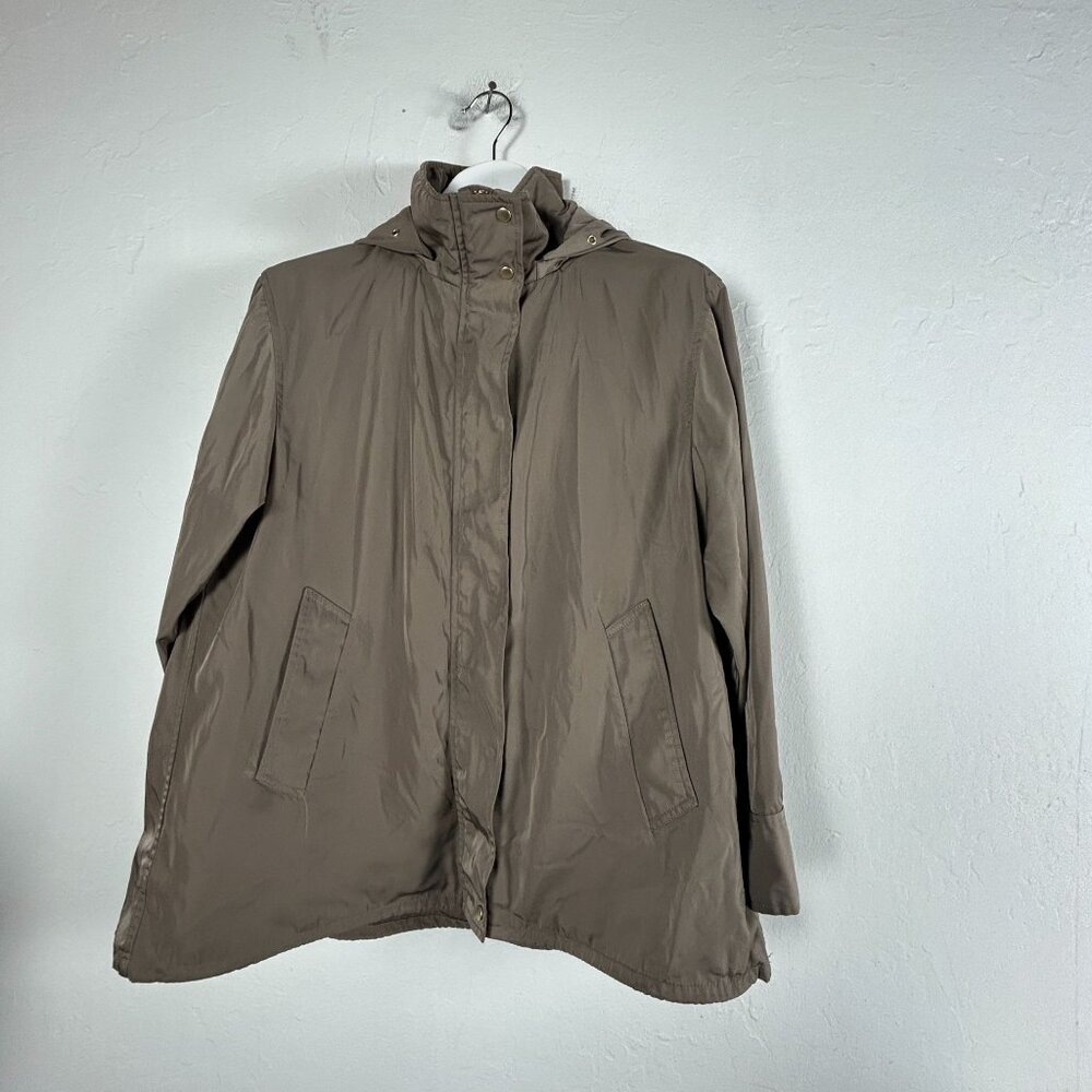 AER Adam Et Ropé Womens Hooded Parka Jacket Free Size Quilted Detachable Liner